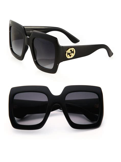 gucci sunglass black